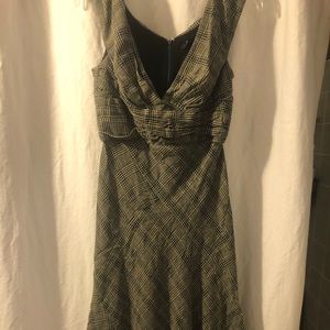 Marc Jacobs wool plaid curvy midi S4